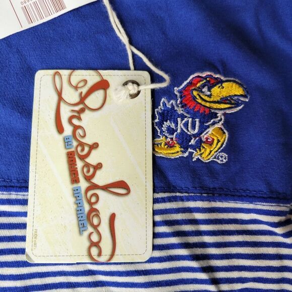 NEW KU KANSAS JAYHAWKS LONG SLEEVE EMBROIDERED TOP M MEDIUM NWT - Picture 6 of 9